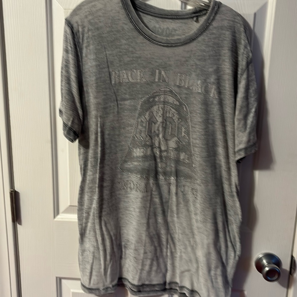AC/DC men’s tshirt  grey size large